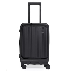 ACER Barcelona luggage 20", černý, pevný cestovní kufr, materiál: 100% recyklovaný PET, TSA kombinační zámek