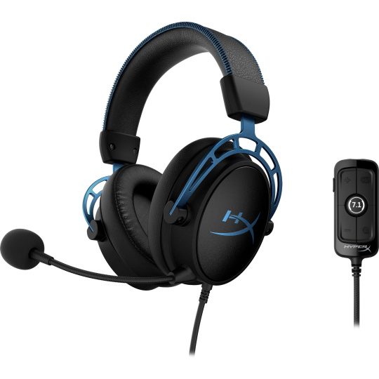 HyperX Cloud Alpha S - Gaming Headset (Black-Blue) (HX-HSCAS-BL/WW) - Sluchátka k PC