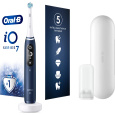 Oral-B iO Series 7 Sapphire elektrický zubní kartáček, 5 režimů, cestovní pouzdro, rychlonabíjecí stanice