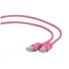 GEMBIRD kabel patchcord CAT6 stíněný FTP 1m, růžový