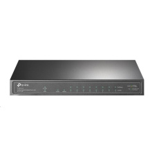 TP-Link switch TL-SG1210P, 9xGbE RJ45, 1xSFP, 8xPoE+ 63W, fanless