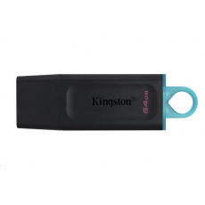 Kingston Flash Disk 64GB USB3.2 Gen 1 DataTraveler Exodia (Black + Teal)