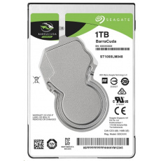 SEAGATE HDD BARRACUDA 2.5" 1TB, SATAIII/600 5400RPM, 128MB cache, 7mm