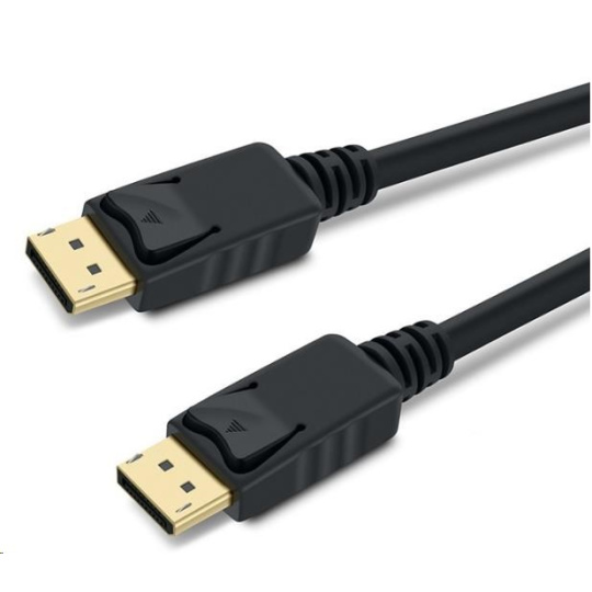 PREMIUMCORD DisplayPort 1.3/1.4 přípojný kabel M/M, zlacené konektory, 1.5m