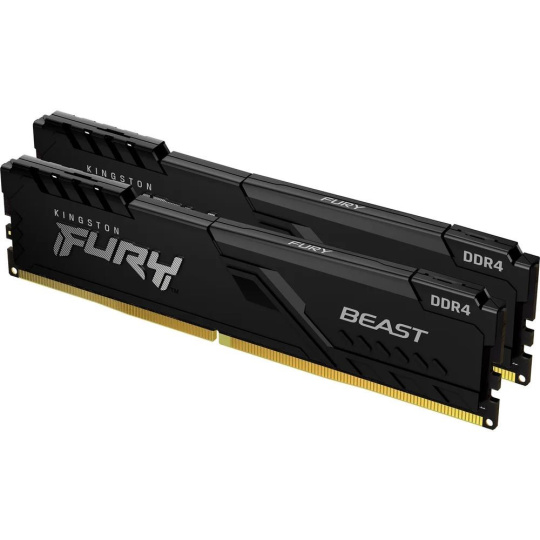 DIMM DDR4 32GB 3733MHz CL19 (Kit of 2) 1Gx8 KINGSTON FURY Beast Black