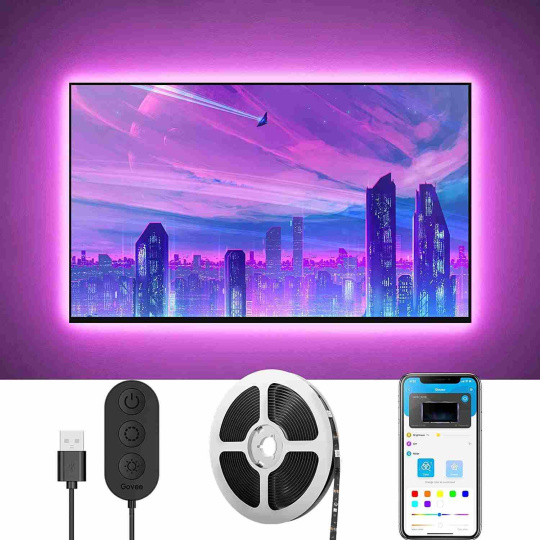 BAZAR - Govee TV 46-60" SMART LED podsvícení RGB - Po opravě (Komplet)