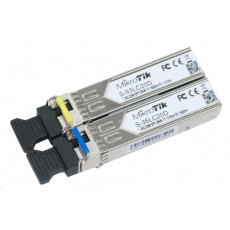 MikroTik SFP (miniGBIC) modul S-35/53LC20D, SM, 20km, 1.25G