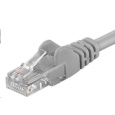 PremiumCord Patch kabel UTP RJ45-RJ45 CAT6 0.25m šedá