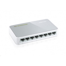 TP-Link switch TL-SF1008D, 8x 10/100Mb/s RJ45, fanless