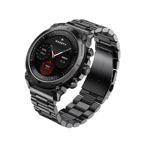 Garett Smartwatch Atom Black Steel