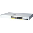 Cisco switch CBS220-24P-4G, 24xGbE RJ45, 4xSFP, PoE+, 195W