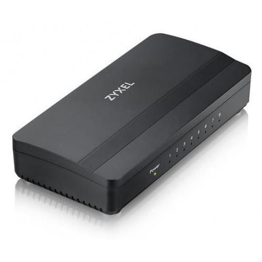 Zyxel GS-108S 8-port Gigabit Ethernet Desktop Switch, QoS