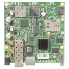 MikroTik RouterBOARD RB922UAGS-5HPacD,720MHz CPU,128MB RAM, 1x LAN, 1x SFP slot, 1xminiPCIe slot + SIM, vč.L4