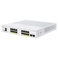 Cisco switch CBS350-16FP-2G-UK, 16xGbE RJ45, 2xSFP, fanless, PoE+, 240W - REFRESH