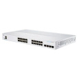 Cisco switch CBS350-24T-4X, 24xGbE RJ45+ 4x10GbE SFP+, fanless - REFRESH