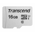 TRANSCEND MicroSDHC karta 16GB 300S, UHS-I U1 + adaptér