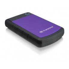 TRANSCEND externí HDD 2,5" USB 3.1 StoreJet 25H3P, 2TB, Purple (nárazuvzdorný)