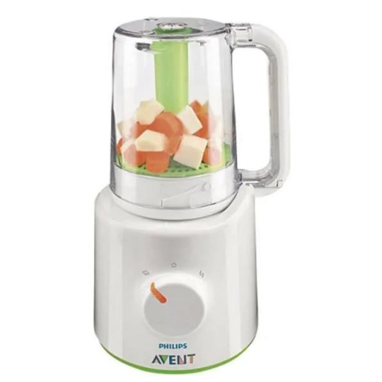 BAZAR - Philips Avent SCF870/20 parní hrnec a mixér 2v1, 400 W, jemná pyré, cyklus páry - poškozený obal