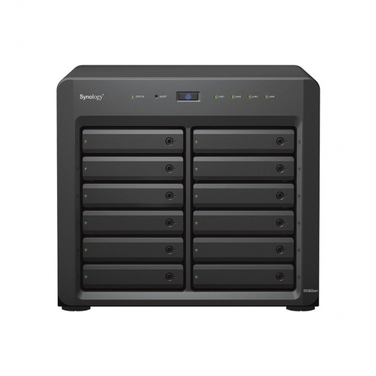 Synology DS3622xs+ DiskStation (6C/XeonD-1531/2,2-2,7GHz/16GBRAM/12xSATA/2xUSB3.0/2xGbE/2x10GbE/1xPCIe)