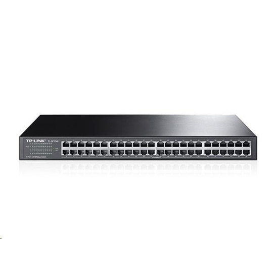 TP-Link switch TL-SF1048, 48x 10/100Mb/s RJ45, fanless