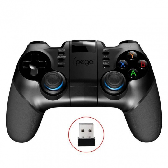 iPega Gamepad 3v1 s USB příjmačem, iOS/Android, BT (PG-9156), černá