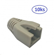 Ochrana pro konektor RJ45 Cat6A, snag-proof - šedá, 10ks