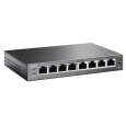 TP-Link switch TL-SG108PE, 8xGbE RJ45, 4x PoE+ 64W, fanless