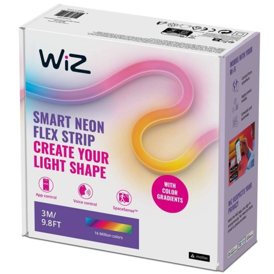 PHILIPS WiZ Neon LED Lightstrip 3 m, Type-C - LED pásek