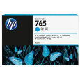 HP 765 Cyan DJ Ink Cart, 400ml, F9J52A