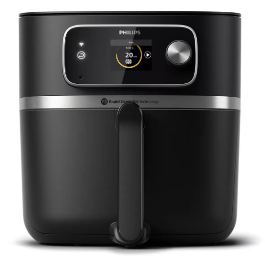 Philips 7000 Series Airfryer Combi XXL Connected HD9880/90 horkovzdušná fritéza, 2200 W, Wi-Fi, automatické programy