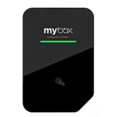MyBox PLUS max. výkon 1 x 22 kW - rovný kabel 5 m + RFID čtečka + 2 karty + kombinovaný jistič s chráničem
