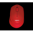 Logitech Wireless Mouse M330 Silent Plus, red