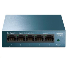 TP-Link switch LS105G, 5xGbE RJ45, fanless