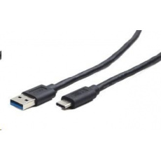 GEMBIRD USB 3.0 AM na Type-C kabel (AM/CM), 1m, černý