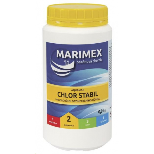 Marimex stabilizátor chloru 0,9 kg - snižuje ztráty chloru způsobené UV zářením