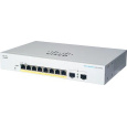 Cisco switch CBS220-8P-E-2G, 8xGbE RJ45, 2xSFP, fanless, PoE+, 65W