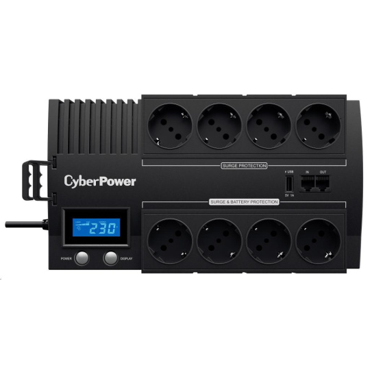 CyberPower BRICs Series II SOHO LCD UPS 1200VA/720W, German SCHUKO zásuvky