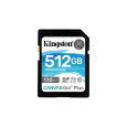 Kingston 512GB SecureDigital Canvas Go! Plus (SDXC) Card, 170R 90W Class 10 UHS-I U3 V30