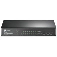 TP-Link switch TL-SF1009P, 9x 10/100Mbs RJ45, 8x PoE+ 65W, fanless