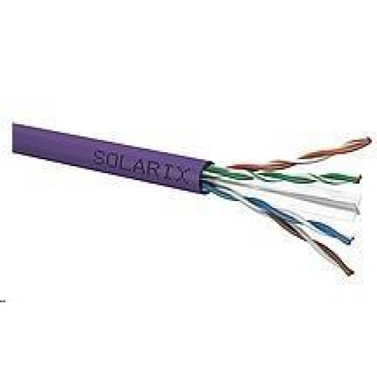 Instalační kabel Solarix UTP, Cat6, drát, LSOH, box 100m SXKD-6-UTP-LSOH