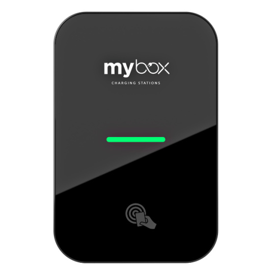 MyBox HOME max. výkon 1 x 11 kW + RFID čtečka + 2 karty + kroucený kabel 4 m