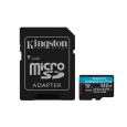 Kingston 512GB microSDXC Canvas Go Plus 170R A2 U3 V30 Card + ADP