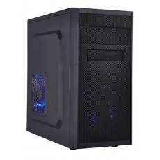 EUROCASE skříň MC X203 EVO black, micro tower, without fans, 2x USB 2.0, 1x USB 3.0 (without splitter)