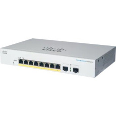 Cisco switch CBS220-8FP-E-2G, 8xGbE RJ45, 2xSFP, fanless, PoE+, 130W