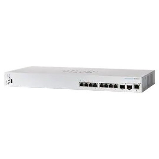 Cisco switch CBS350-8XT-UK, 6xGbE, 2xGbE RJ45/SFP+ - REFRESH