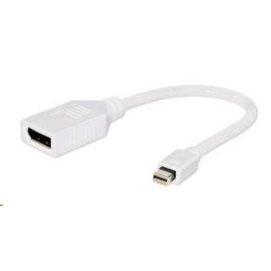 GEMBIRD Redukce miniDisplayport - Displayport 10cm (M/F) bílá