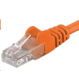 PREMIUMCORD Patch kabel UTP RJ45-RJ45 CAT5e 5m oranžová