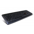 C-TECH klávesnice KB-102 PS/2, slim, black, CZ/SK