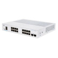 Cisco switch CBS250-16T-2G-UK, 16xGbE RJ45, 2xSFP, fanless - REFRESH