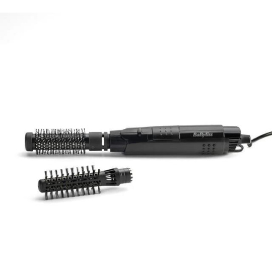 BaByliss AS86E kulmofén, 300 W, 2 teploty, 1 rychlost, 2 hřebenové nástavce, černá